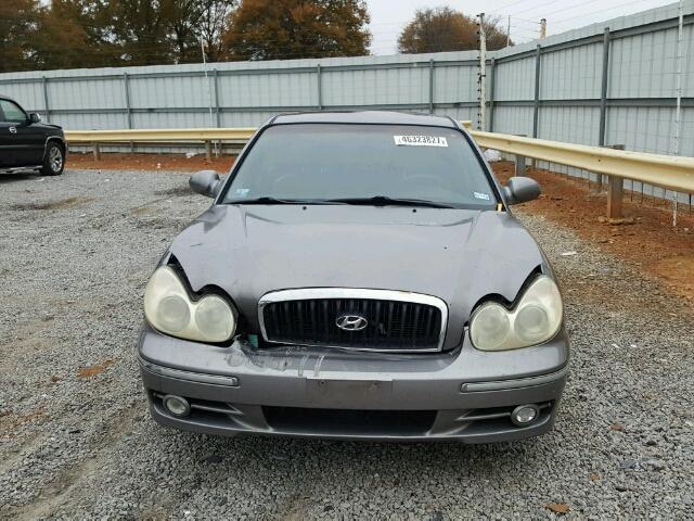 KMHWF35H33A746431 - 2003 HYUNDAI SONATA GLS GRAY photo 9