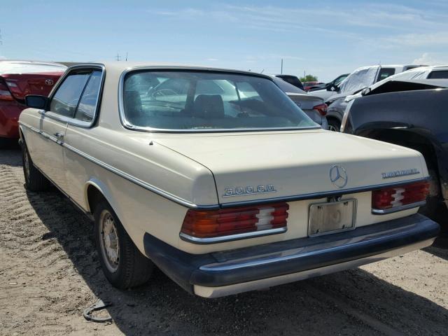 WDBAB53A9EA153637 - 1984 MERCEDES-BENZ 300 CDT CREAM photo 3