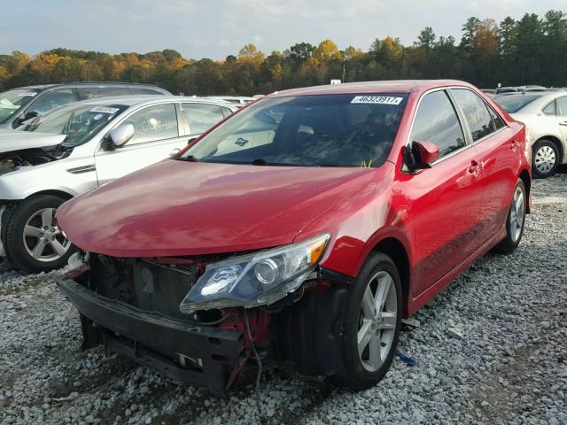 4T1BF1FK1CU627238 - 2012 TOYOTA CAMRY BASE RED photo 2