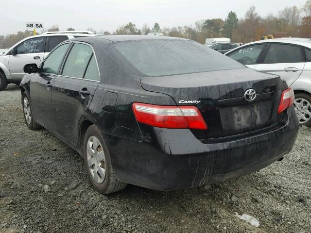 4T1BE46K49U317050 - 2009 TOYOTA CAMRY BASE BLACK photo 3