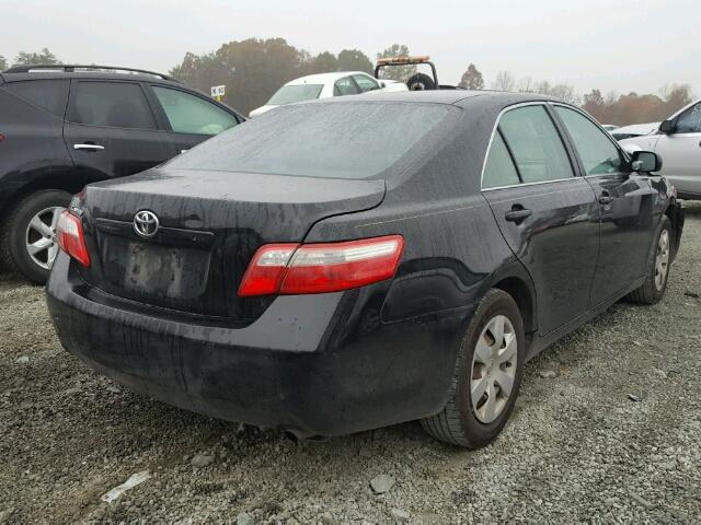 4T1BE46K49U317050 - 2009 TOYOTA CAMRY BASE BLACK photo 4