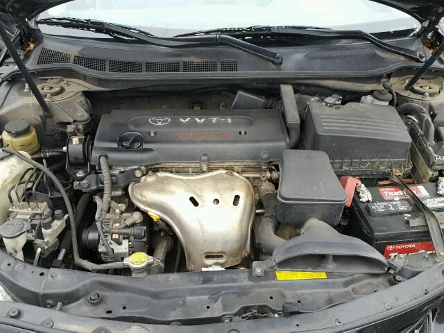 4T1BE46K49U317050 - 2009 TOYOTA CAMRY BASE BLACK photo 7