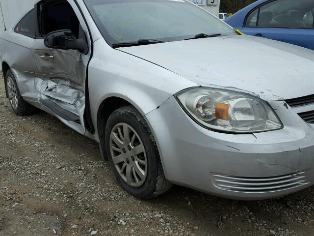 1G1AD1F51A7124152 - 2010 CHEVROLET COBALT 1LT SILVER photo 9