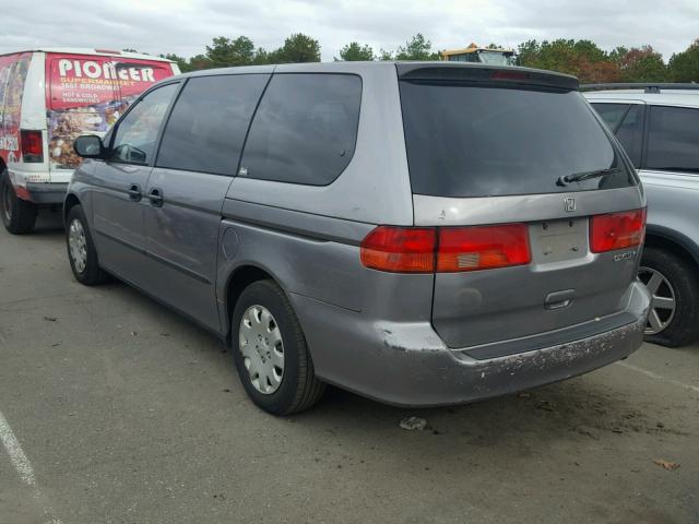 2HKRL1854YH543466 - 2000 HONDA ODYSSEY LX GRAY photo 3