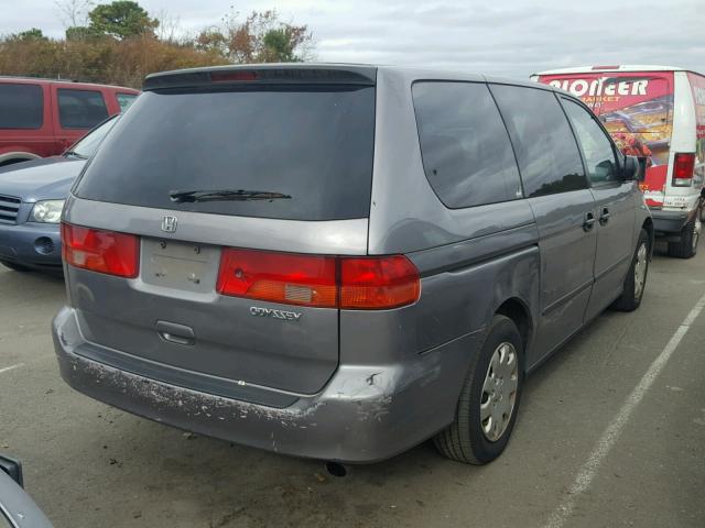 2HKRL1854YH543466 - 2000 HONDA ODYSSEY LX GRAY photo 4