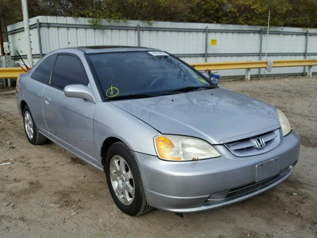1HGEM22963L076053 - 2003 HONDA CIVIC EX SILVER photo 1
