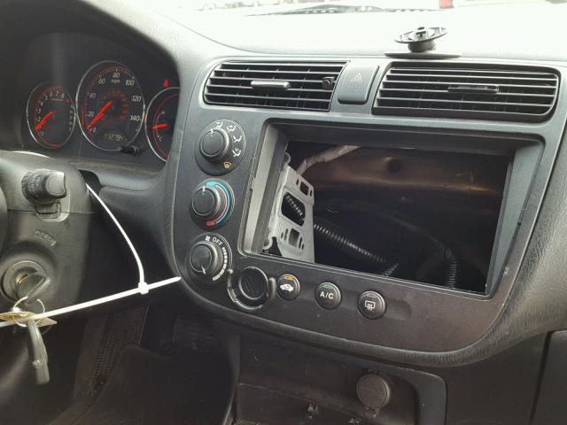 1HGEM22963L076053 - 2003 HONDA CIVIC EX SILVER photo 9