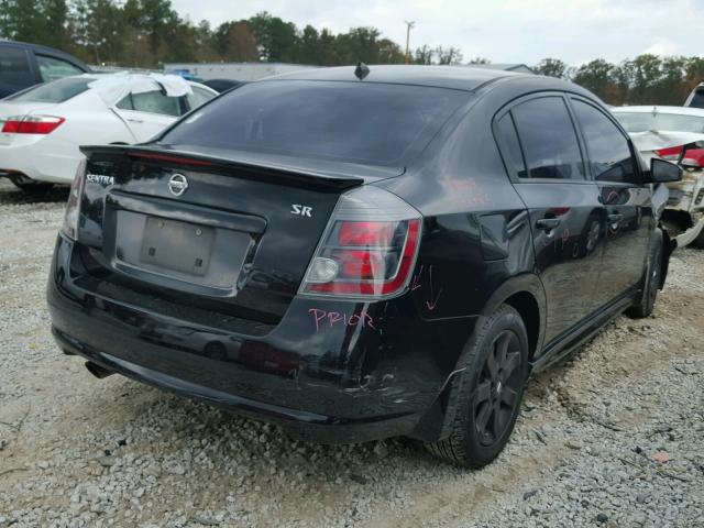 3N1AB6AP1BL628770 - 2011 NISSAN SENTRA 2.0 BLACK photo 4