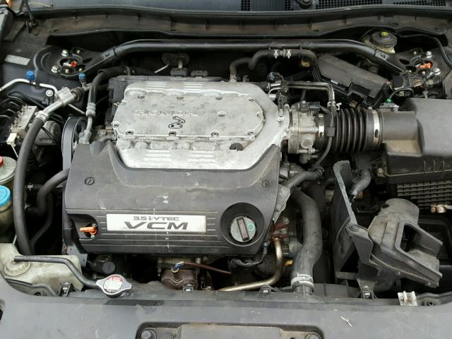 1HGCS22838A017744 - 2008 HONDA ACCORD EXL BLACK photo 7