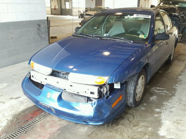 1G8ZF52852Z216795 - 2002 SATURN SL BLUE photo 2