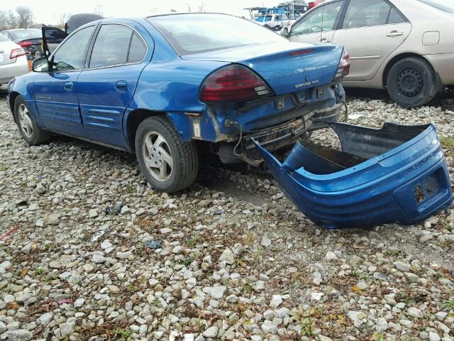 1G2NF52E5YM793279 - 2000 PONTIAC GRAND AM S BLUE photo 3