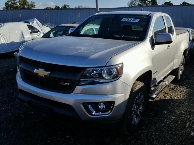 1GCHTCE37F1179218 - 2015 CHEVROLET COLORADO Z SILVER photo 2