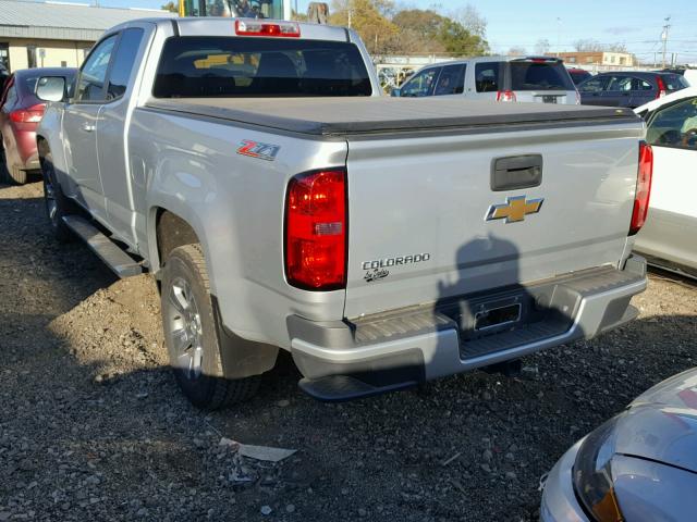 1GCHTCE37F1179218 - 2015 CHEVROLET COLORADO Z SILVER photo 3