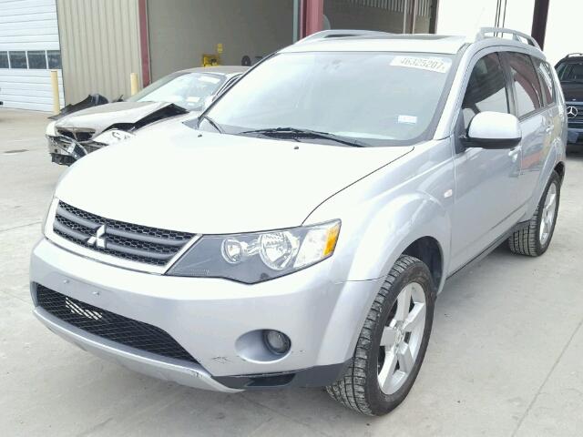 JA4MS41X17U012007 - 2007 MITSUBISHI OUTLANDER SILVER photo 2