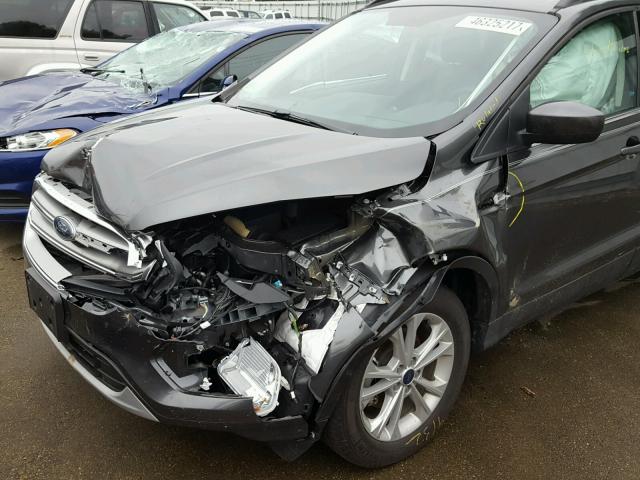 1FMCU0GD8HUB41523 - 2017 FORD ESCAPE SE 灰色 照片 9