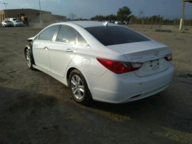 5NPEB4ACXBH174129 - 2011 HYUNDAI SONATA GLS WHITE photo 3