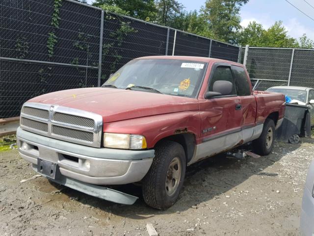 3B7HC12Z5WG153635 - 1998 DODGE RAM 1500 RED photo 2