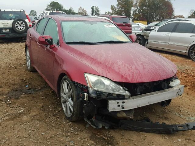 JTHBE262X75016796 - 2007 LEXUS IS 350 RED photo 1