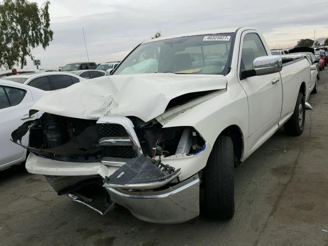 1D3HB16P99J516623 - 2009 DODGE RAM 1500 WHITE photo 2