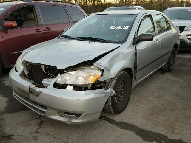 2T1BR32E04C183341 - 2004 TOYOTA COROLLA CE SILVER photo 2