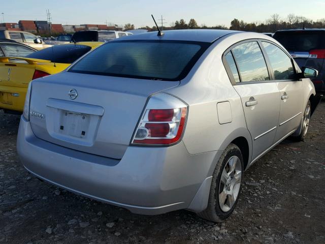 3N1AB61E28L671313 - 2008 NISSAN SENTRA 2.0 SILVER photo 4