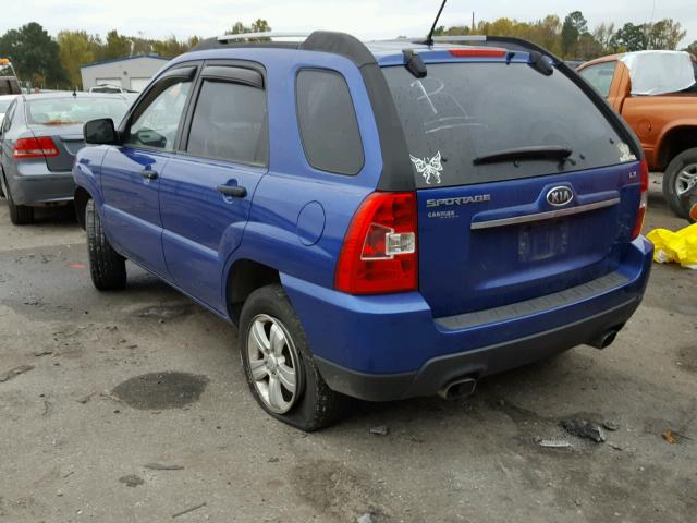 KNDJF724197627273 - 2009 KIA SPORTAGE L BLUE photo 3