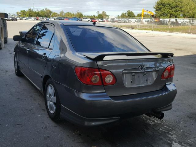 1NXBR32E16Z678357 - 2006 TOYOTA COROLLA CE GRAY photo 3