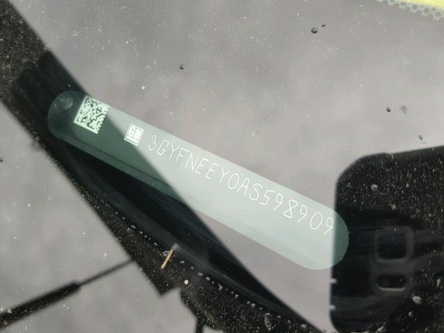 3GYFNEEY0AS598909 - 2010 CADILLAC SRX PERFOR 灰色 照片 10