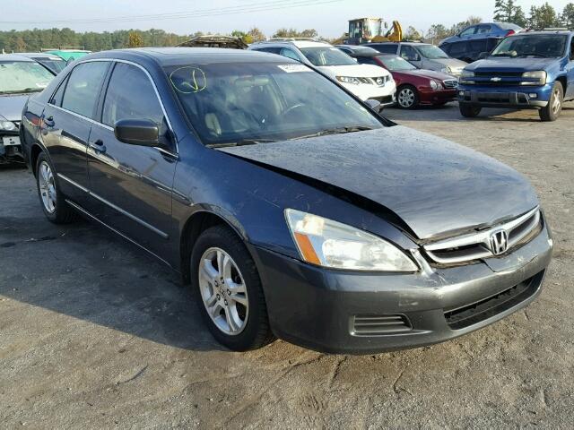 1HGCM56706A103524 - 2006 HONDA ACCORD EX GRAY photo 1