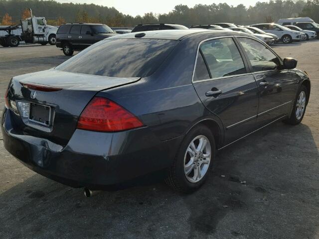 1HGCM56706A103524 - 2006 HONDA ACCORD EX GRAY photo 4