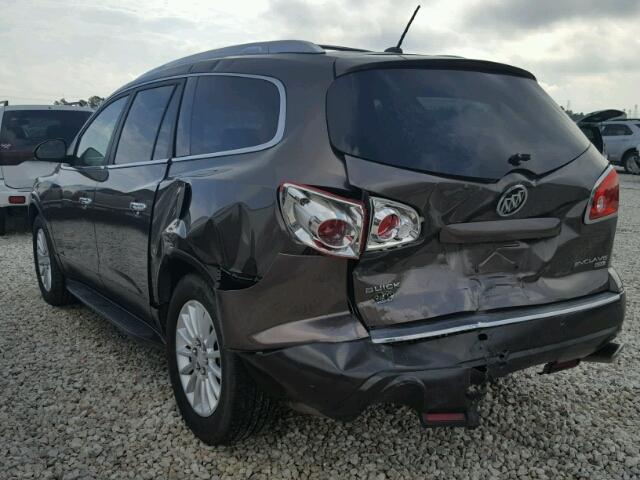 5GAKRBED8BJ342641 - 2011 BUICK ENCLAVE CX BROWN photo 3