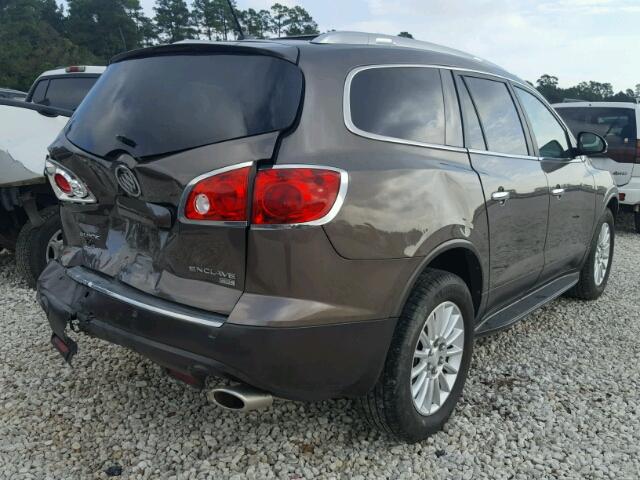 5GAKRBED8BJ342641 - 2011 BUICK ENCLAVE CX BROWN photo 4
