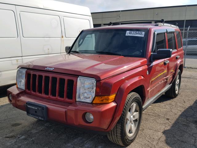 1J8HG48N66C288483 - 2006 JEEP COMMANDER Qırmızı foto 2