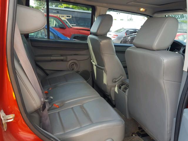 1J8HG48N66C288483 - 2006 JEEP COMMANDER Qırmızı foto 6