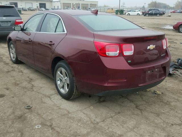 1G11C5SL2FF313663 - 2015 CHEVROLET MALIBU 1LT MAROON photo 3