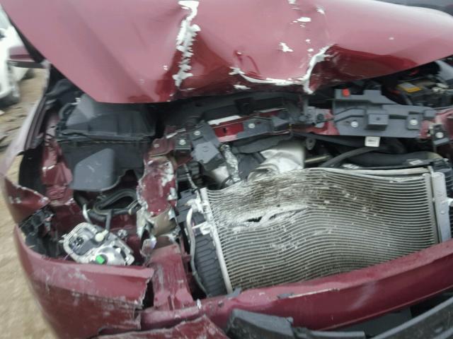 1G11C5SL2FF313663 - 2015 CHEVROLET MALIBU 1LT მუქწითელი ფოტო 9