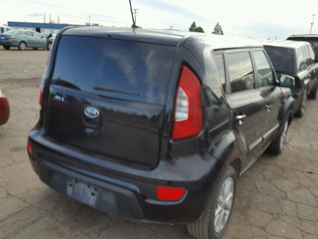 KNDJT2A67C7381058 - 2012 KIA SOUL + BLACK photo 4