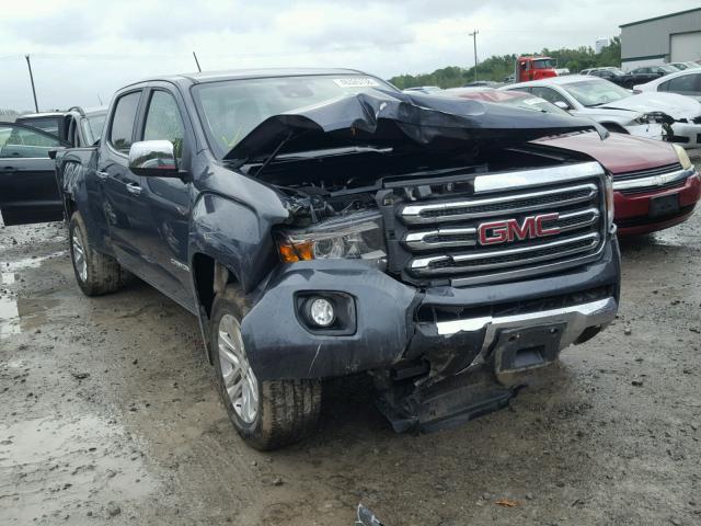 1GTP6DE18H1302342 - 2017 GMC CANYON SLT GRAY photo 1