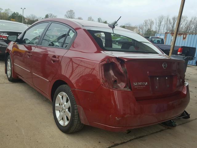 3N1AB61E38L638904 - 2008 NISSAN SENTRA 2.0 RED photo 3