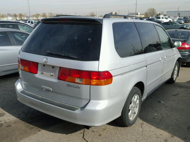 5FNRL18082B013947 - 2002 HONDA ODYSSEY EX BEIGE photo 4