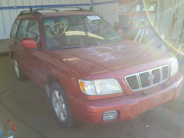 JF1SF65692H704456 - 2002 SUBARU FORESTER S RED photo 1