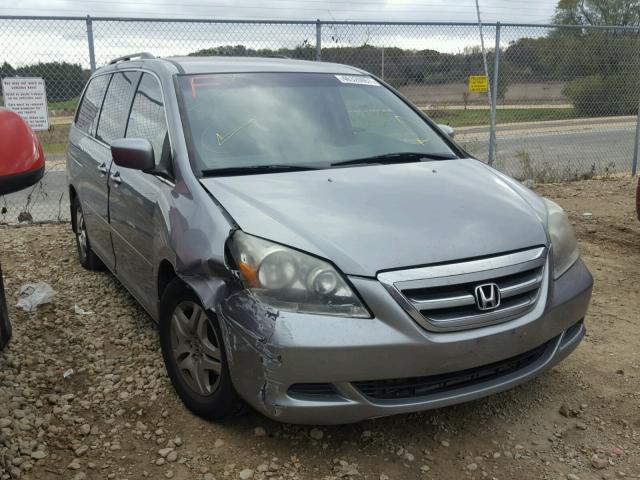 5FNRL38425B015759 - 2005 HONDA ODYSSEY EX SILVER photo 1