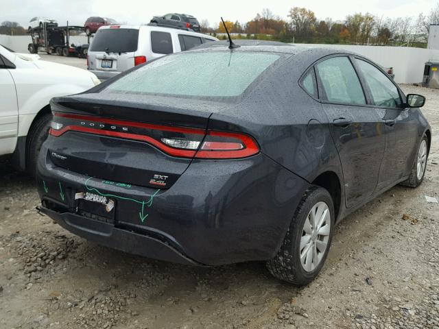 1C3CDFBB7ED831745 - 2014 DODGE DART SXT GRAY photo 4