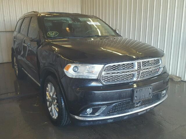 1C4RDJEG7EC365238 - 2014 DODGE DURANGO BLACK photo 1