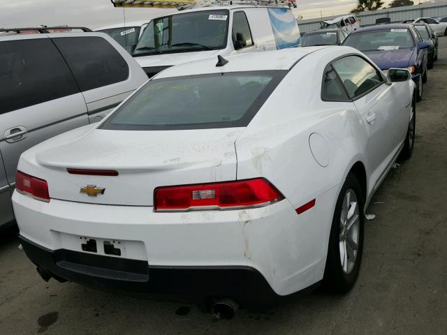 2G1FD1E39F9210546 - 2015 CHEVROLET CAMARO LT WHITE photo 4