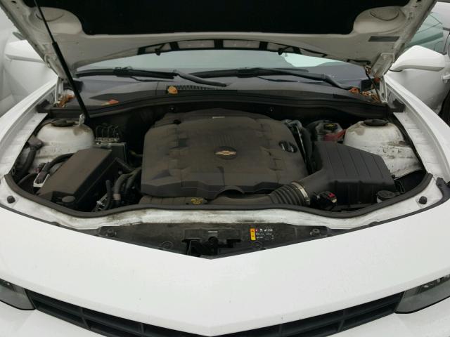 2G1FD1E39F9210546 - 2015 CHEVROLET CAMARO LT WHITE photo 7