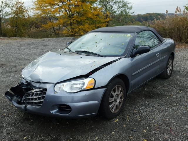 1C3EL75R06N257124 - 2006 CHRYSLER SEBRING GT GREEN photo 2