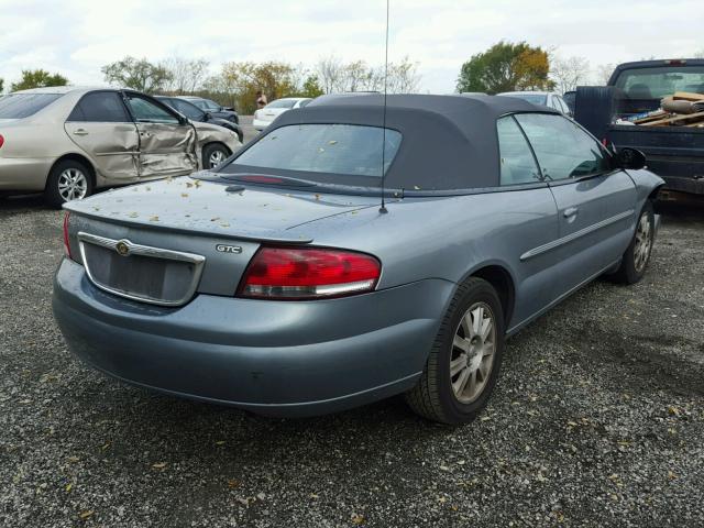 1C3EL75R06N257124 - 2006 CHRYSLER SEBRING GT GREEN photo 4