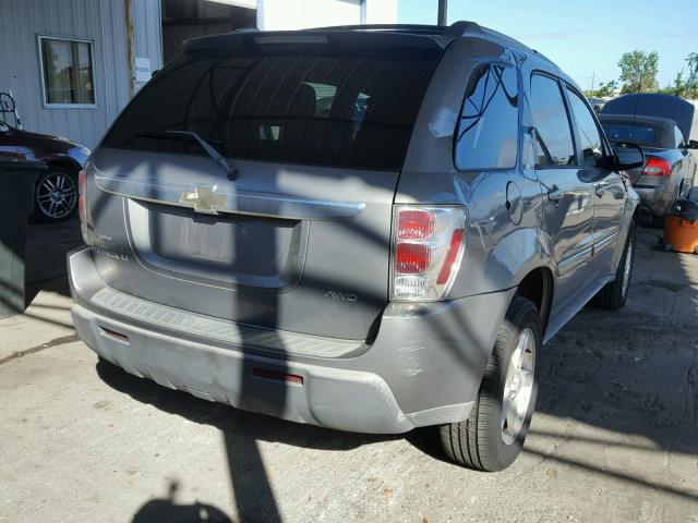 2CNDL73F656033757 - 2005 CHEVROLET EQUINOX LT GRAY photo 4