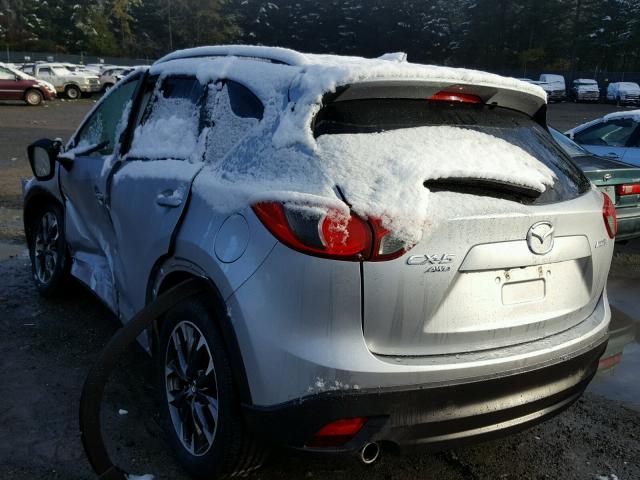 JM3KE4DY0G0887554 - 2016 MAZDA CX-5 GT SILVER photo 3